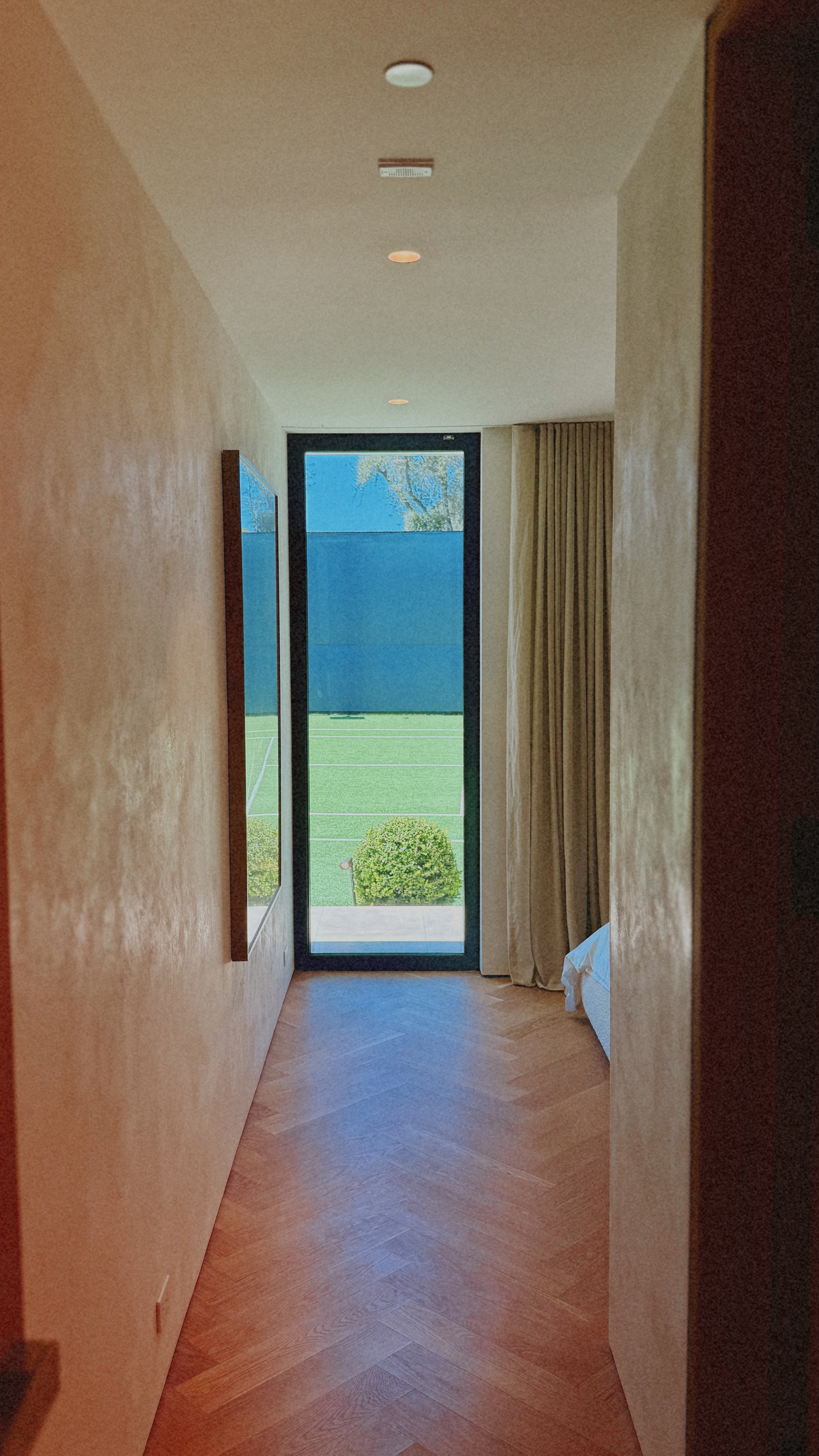 Sometimes the whole room is just framing for what’s waiting at the end of it.